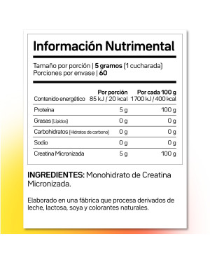 Creatina Monohidratada y Micronizada precio