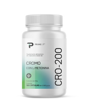 Polinicotinato de Cromo precio México CRO-200 Primetech
