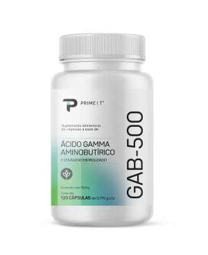 GABA Ácido Gamma Aminobutírico precio México GAB-500 Primetech