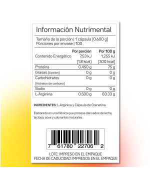 L-Arginina precio beneficios