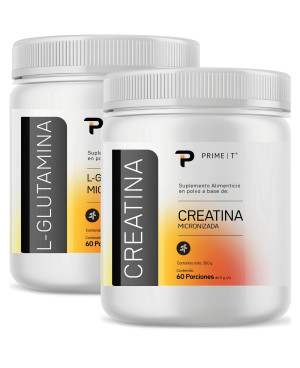 Precio de L-Glutamina y Creatina 300 g en México
