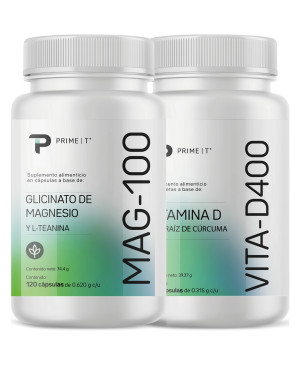 Magnesio y Vitamina D Primetech Precio