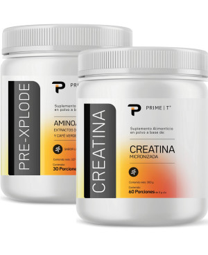 PRE-XPLODE y Creatina Primetech precio México