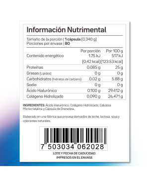 Ácido Hialurónico HC-PLUS Primetech precio México