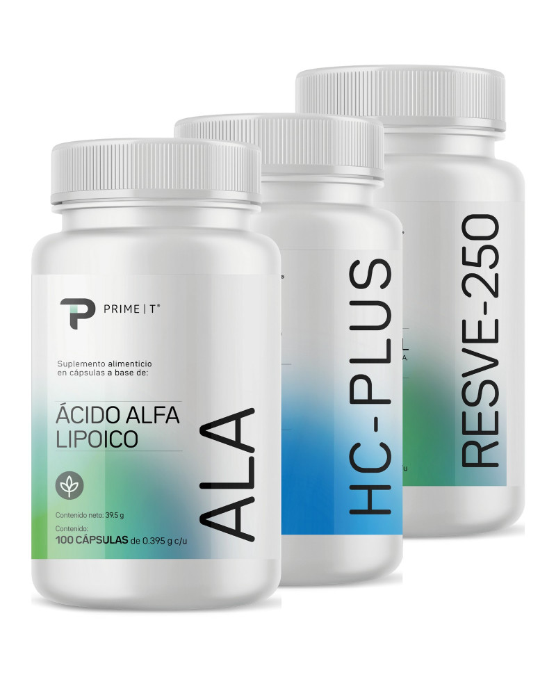 Precio de ALA, Resveratrol y Ácido Hialurónico en México