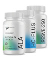 Precio de ALA, Resveratrol y Ácido Hialurónico en México