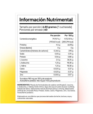 BCAAXTRA, aminoácidos electrolitos y minerales precio México