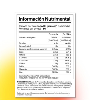 BCAAXTRA, aminoácidos electrolitos y minerales precio México