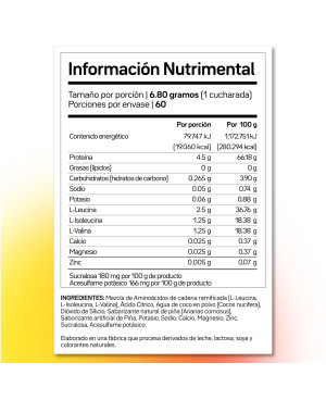BCAAXTRA, aminoácidos electrolitos y minerales precio México