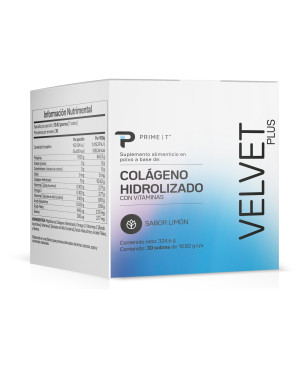 Colágeno hidrolizado VELVET PLUS precio beneficios sirve piel cabello